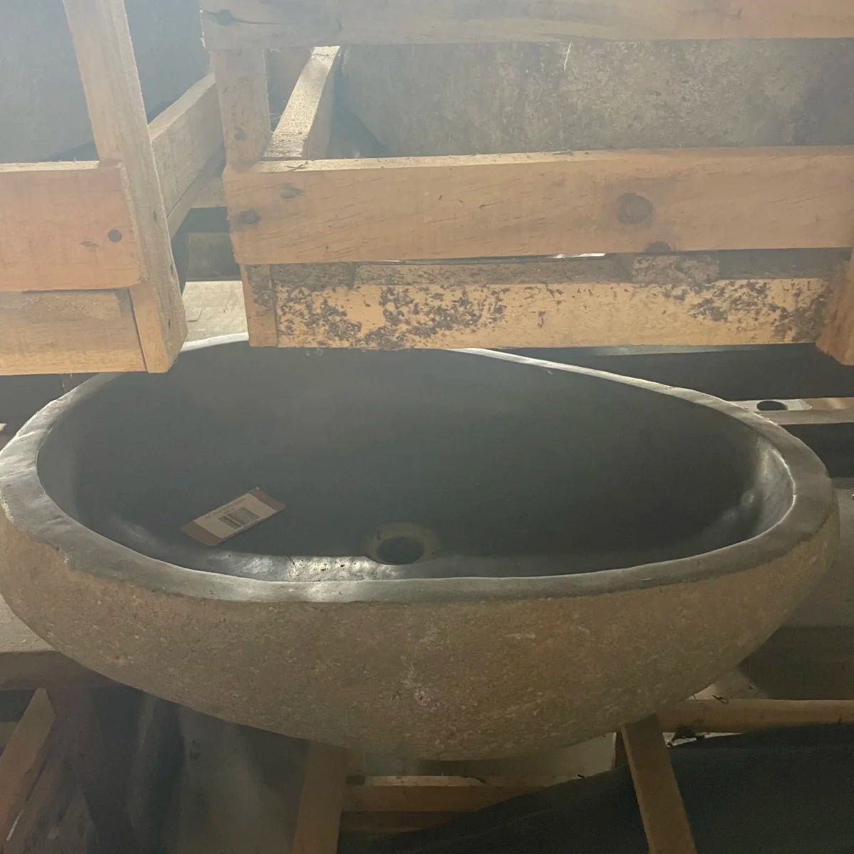 River stone basin – 66 x 47 x 16cm – Paradise Living Co.