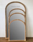 Arch Rattan Mirror 100x180cm