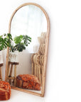 Rattan Arch Mirror