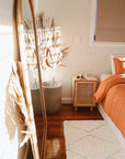Arch Rattan Mirror 100x180cm