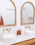 Arch Rattan Mirror 80x100cm