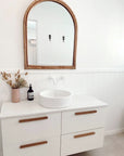 Arch Rattan Mirror 80x100cm