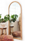 Arch Rattan Mirror 80x180cm
