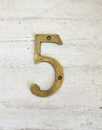 Brass House Numbers