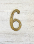 Brass House Numbers