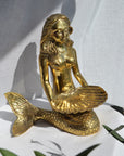 Brass Sitting Mermaid Dish | Made To Order