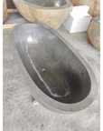 Oval Full Polished Natural Stone Bath | Made to Order
