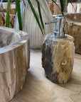 Fossilised Wood Soap Dispenser