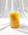 Large Onyx Stone Round Candle Holder