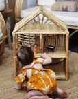 Little One Rattan Doll House | Made To Order