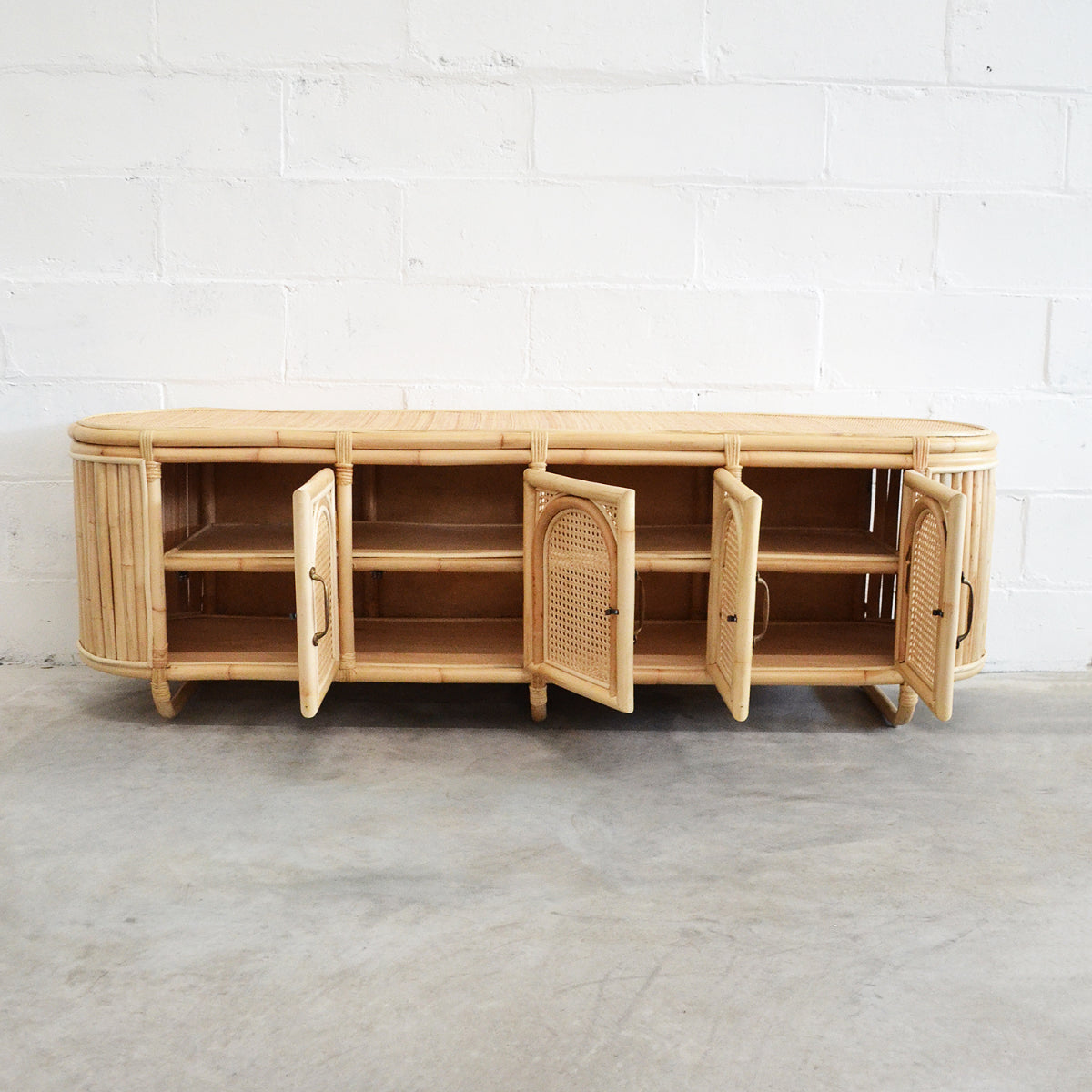 Low Rattan Arches Sideboard 180cm | Made To Order