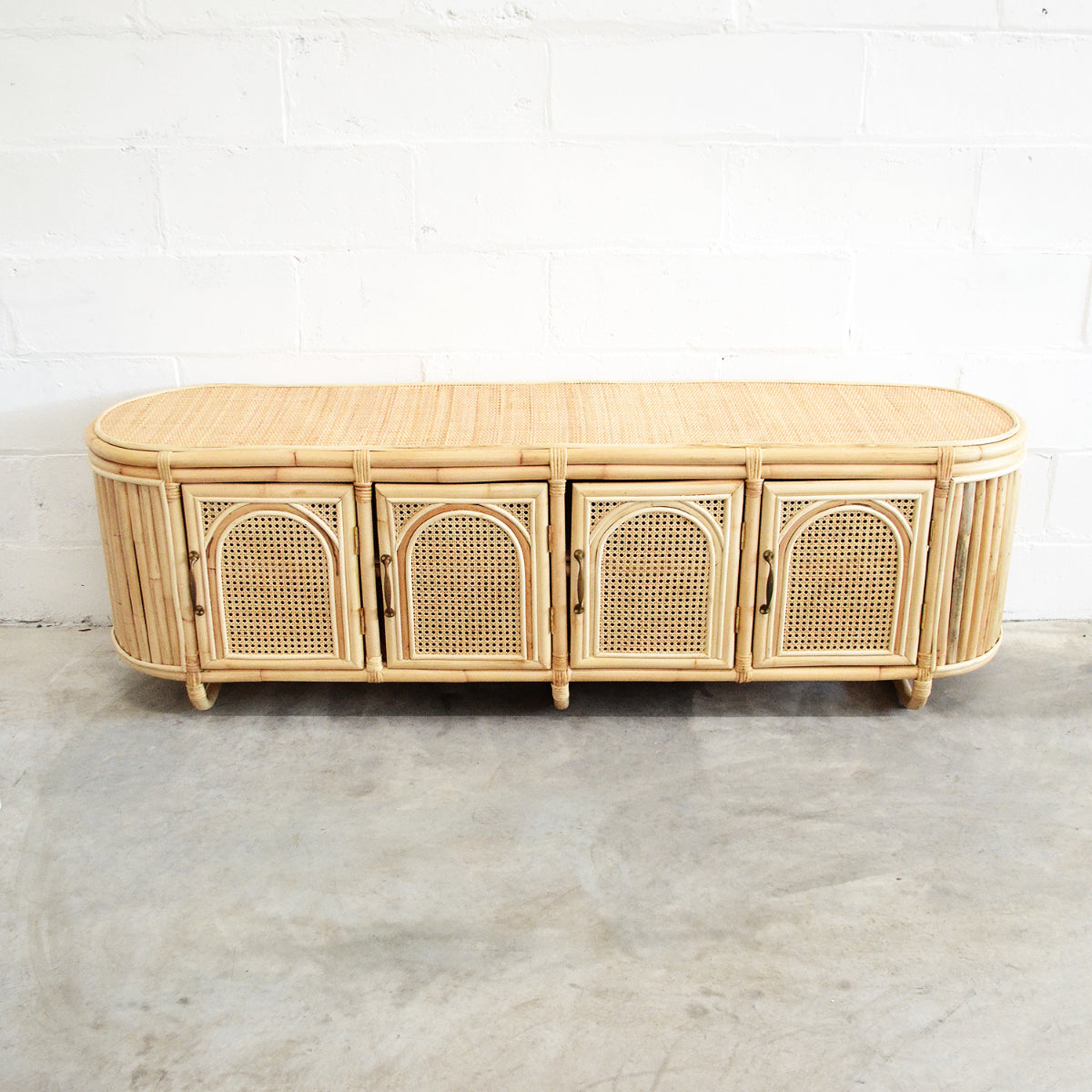 Low Rattan Arches Sideboard 180cm | Made To Order