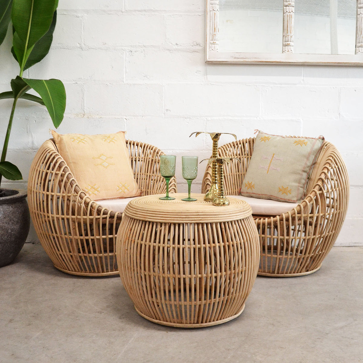 Mahalo Natural Rattan Chair | Made To Order