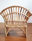 Natural Bangalow Split Cane Single Lounge | Made To Order