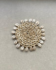 Natural Woven & Cowrie Shell Coasters