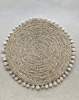 Natural Woven & Cowrie Shell Placemat