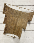 Raffia Tier Wall Light | Made To Order
