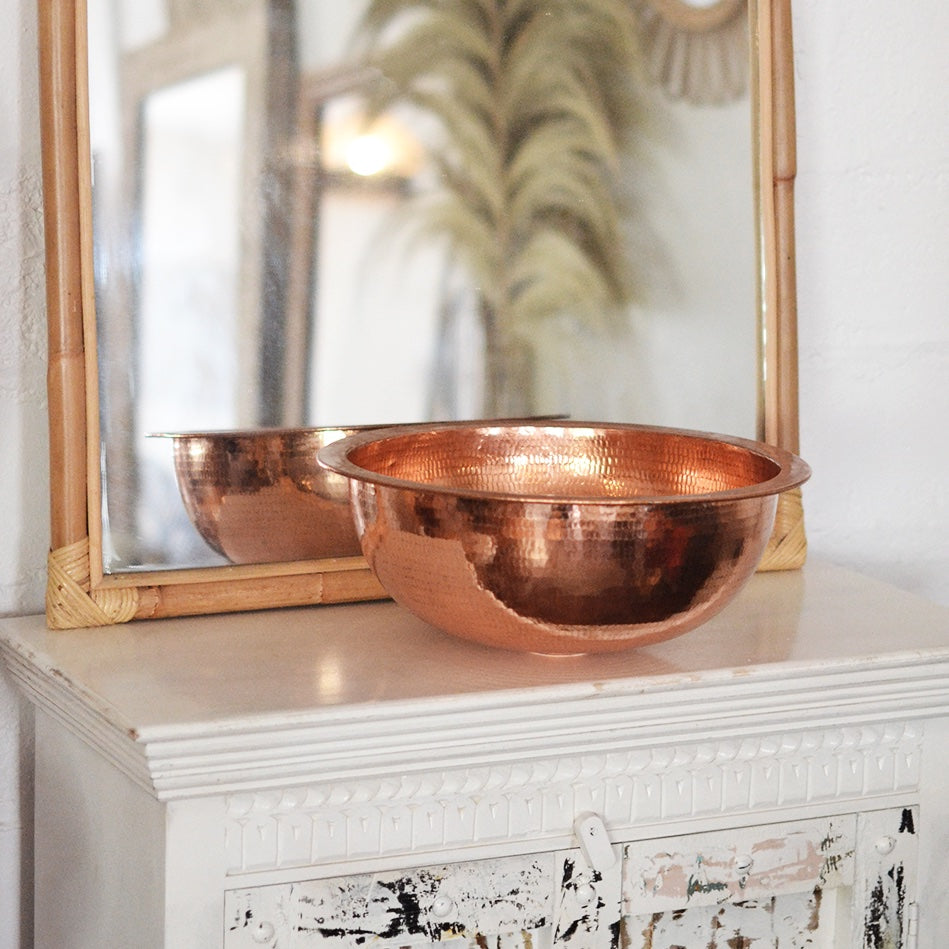 Copper basin – round – Paradise Living Co.