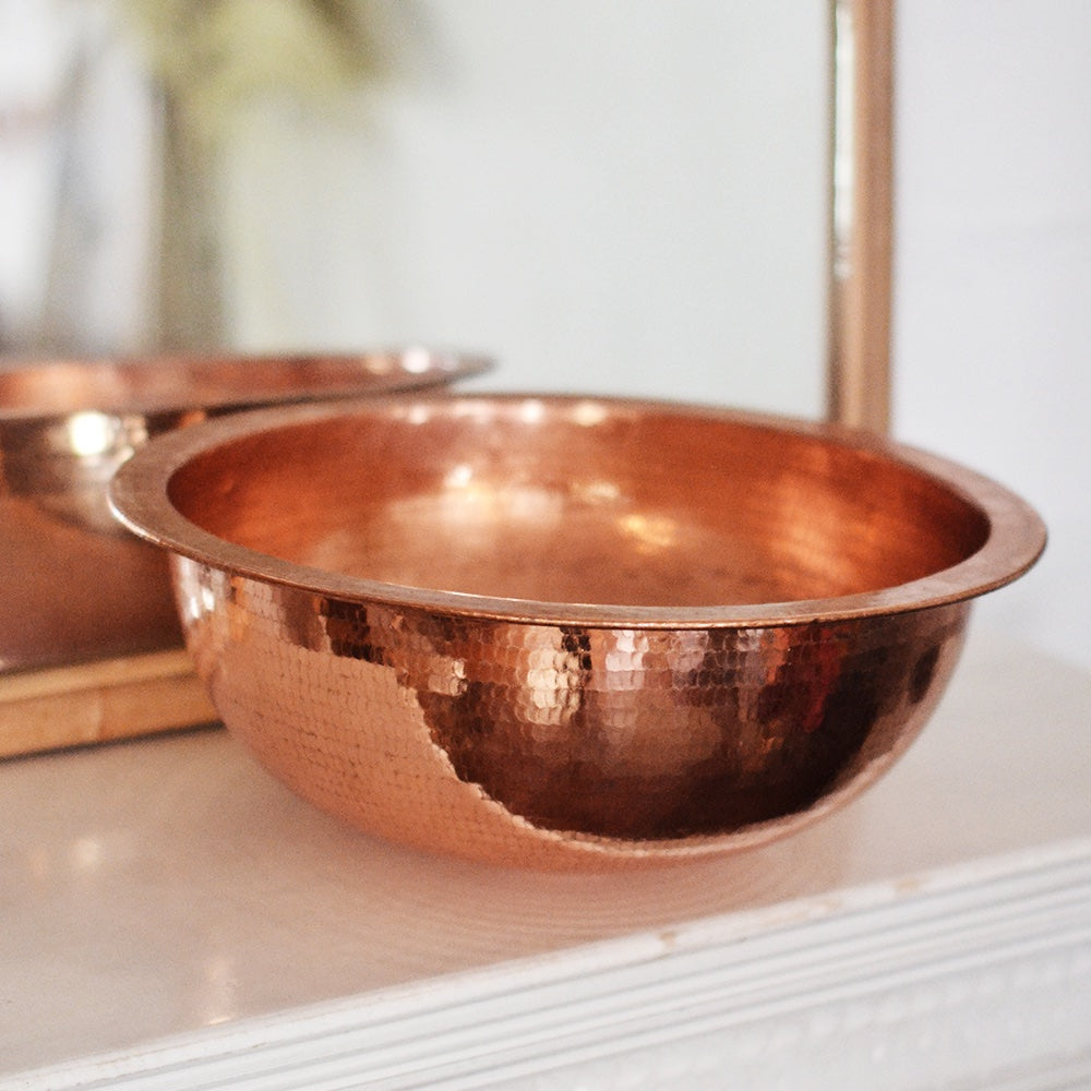 Copper basin – round – Paradise Living Co.