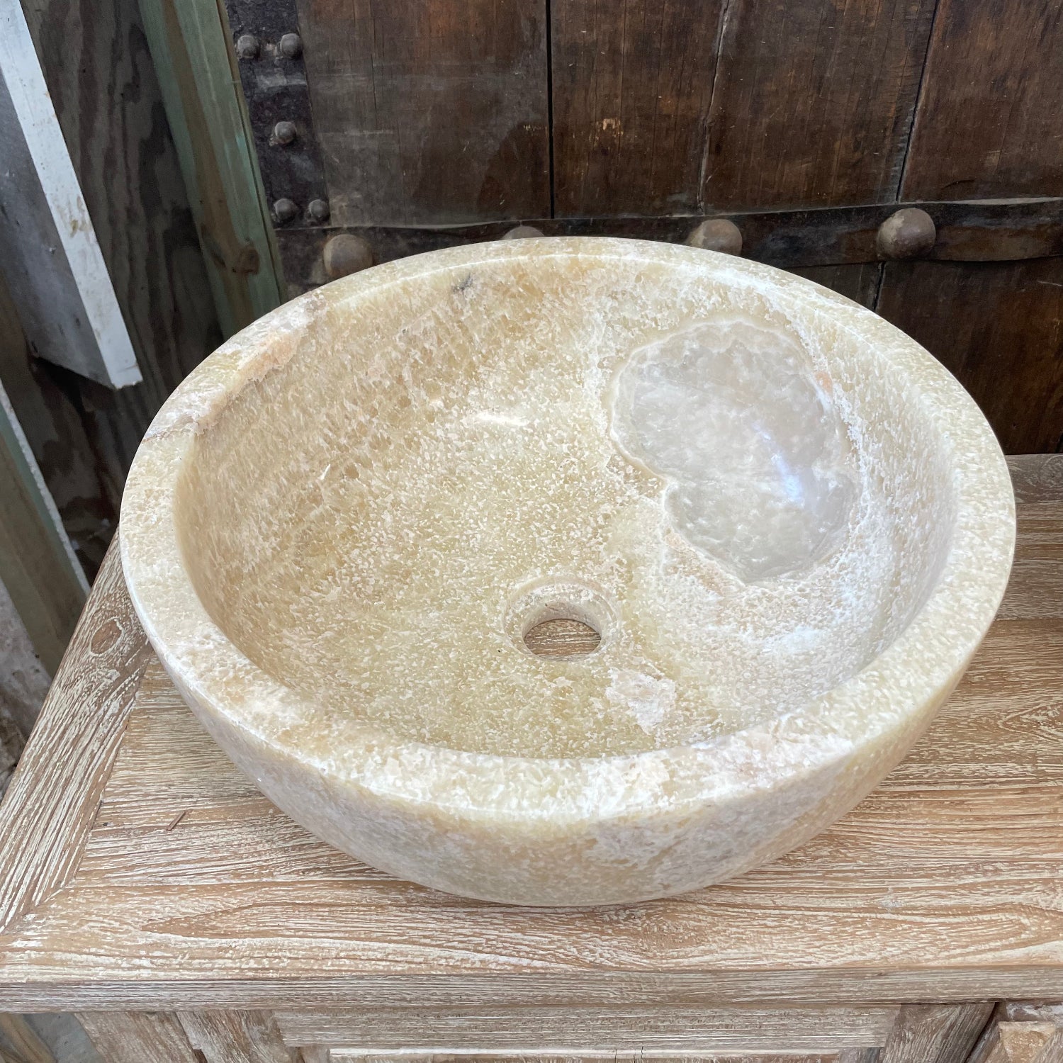 Onyx stone basin – round – Paradise Living Co.