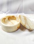 Round Onyx Stone Canister
