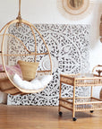 Natural Round Single Cane Hanging Chair | Made to Order