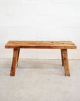 Rustic Teak Bench Seat 100cm