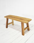 Rustic Teak Bench Seat 100cm