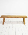 Rustic Teak Bench Seat 150cm - Set of 2
