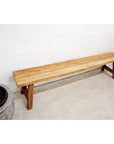 Rustic Teak Bench Seat 250cm