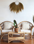 Natural Bangalow Split Cane Single Lounge | Made To Order
