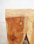 Square Teak Stool | Made To Order