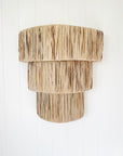 Raffia Tier Wall Light | Made To Order