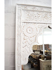 White Indian Arch Mirror 100x200cm